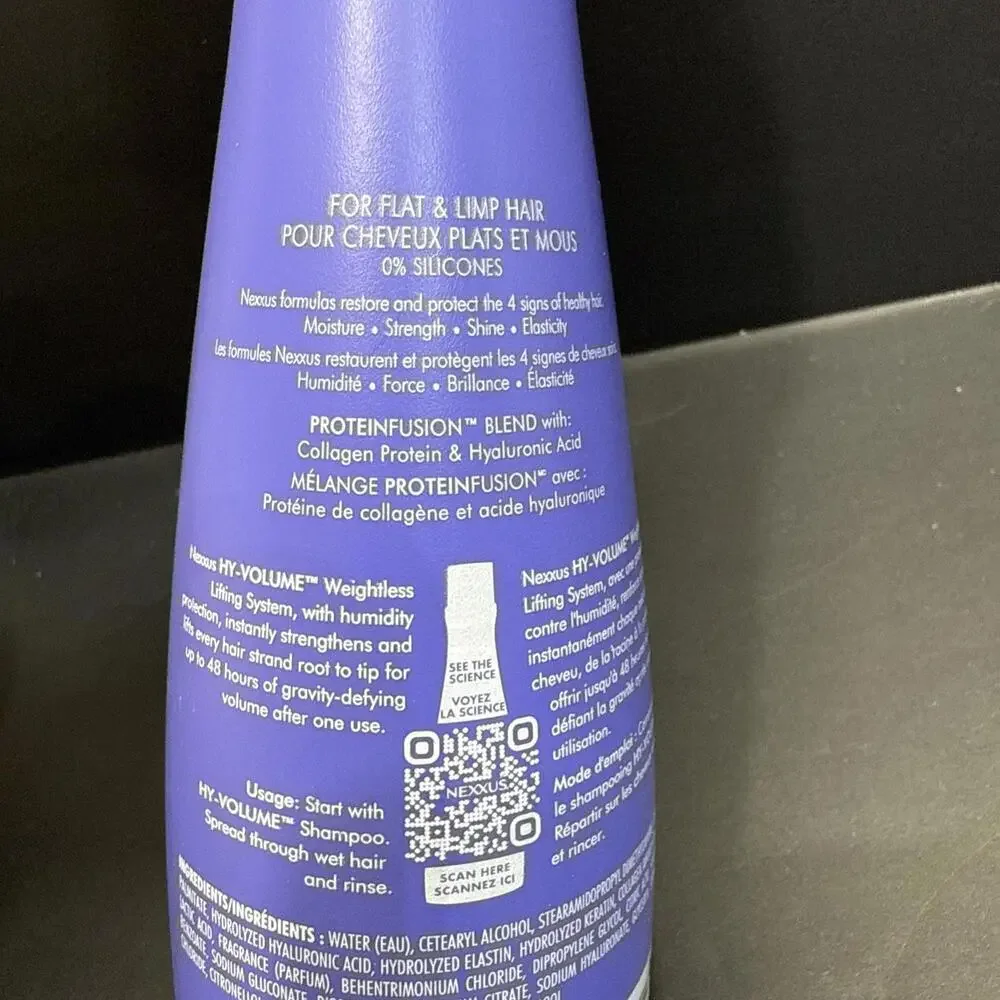 Nexxus Hy-Volume Conditioner XX‎ Protein Fusion 400ml/13.5fl.oz. New
